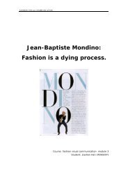 Jean-Baptiste Mondino - Textile and Fashion Management