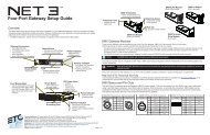 Net3 Four Port Gateway Setup Guide - ETC