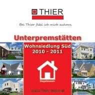 Unterpremstätten Wohnsiedlung Süd 2010 - 2011 - Thier Häuser