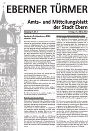 Amts- und Mitteilungsblatt der Stadt Ebern - Ebern aktuell