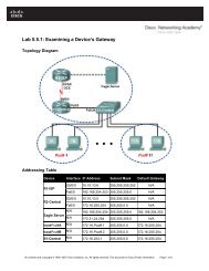 Lab 2.8.1: Basic Static Route Configuration - robRiggins.com