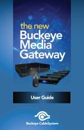 Buckeye Media Gateway Hardware - Buckeye CableSystem
