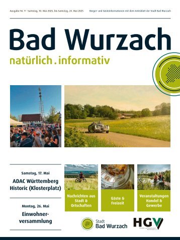10.05.2025 Bürger- und Gästeinformation Bad Wurzach