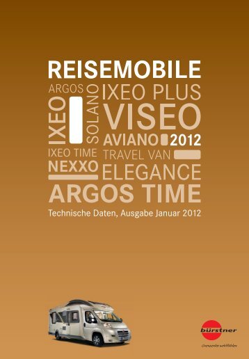 Technische Daten Reisemobile DE 2012 - Buerstner.com