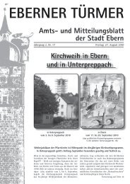 Amts- und Mitteilungsblatt der Stadt Ebern - Ebern aktuell