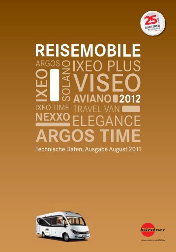 Reisemobile A Technische Daten 2012 - Buerstner.com