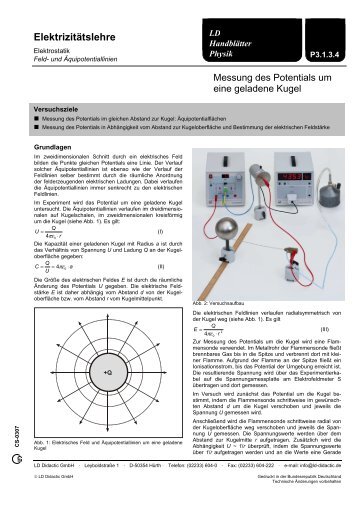 Elektrizitätslehre - LD DIDACTIC