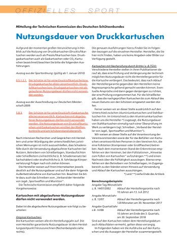 Nutzungsdauer von Druckkartuschen