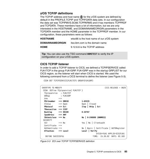 CICS Transaction Gateway V5 The WebSphere ... - IBM Redbooks