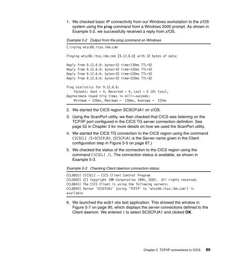 CICS Transaction Gateway V5 The WebSphere ... - IBM Redbooks