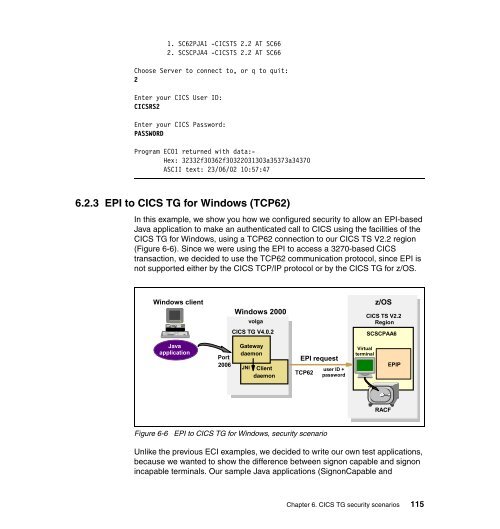 CICS Transaction Gateway V5 The WebSphere ... - IBM Redbooks