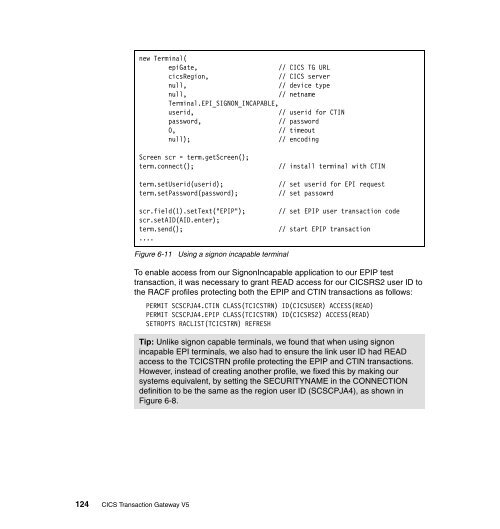 CICS Transaction Gateway V5 The WebSphere ... - IBM Redbooks