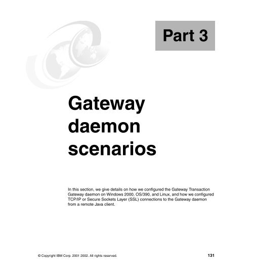 CICS Transaction Gateway V5 The WebSphere ... - IBM Redbooks