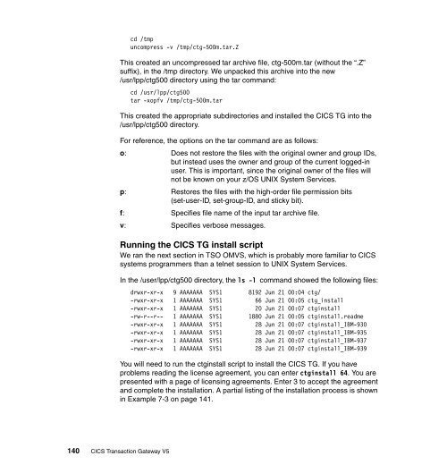 CICS Transaction Gateway V5 The WebSphere ... - IBM Redbooks