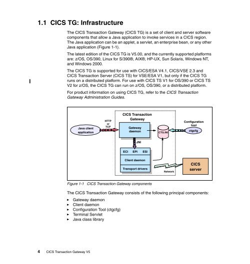 CICS Transaction Gateway V5 The WebSphere ... - IBM Redbooks