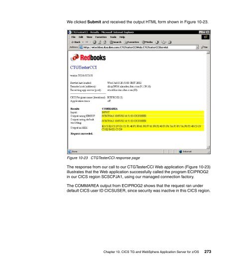 CICS Transaction Gateway V5 The WebSphere ... - IBM Redbooks