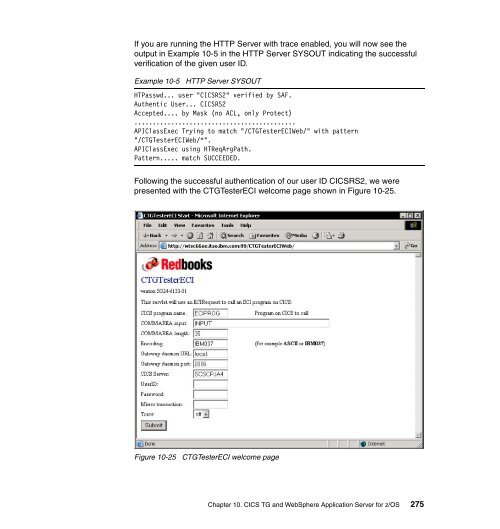 CICS Transaction Gateway V5 The WebSphere ... - IBM Redbooks