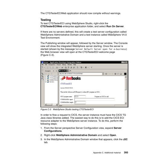 CICS Transaction Gateway V5 The WebSphere ... - IBM Redbooks