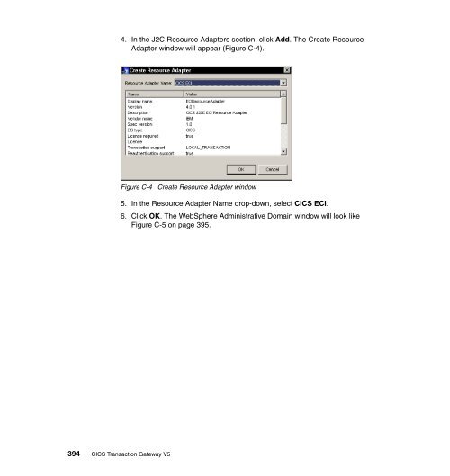 CICS Transaction Gateway V5 The WebSphere ... - IBM Redbooks