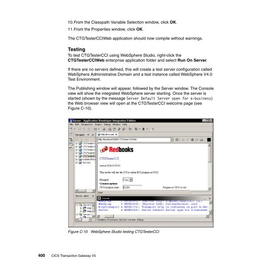 CICS Transaction Gateway V5 The WebSphere ... - IBM Redbooks