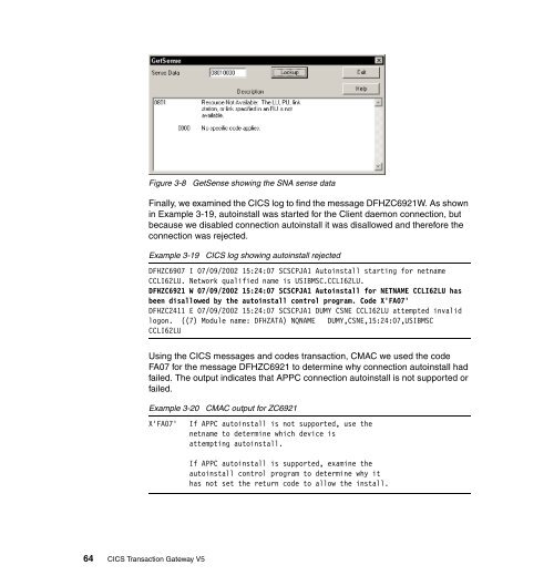 CICS Transaction Gateway V5 The WebSphere ... - IBM Redbooks