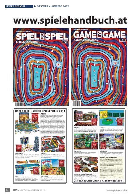 DAS SPIELE JOURNAL - Österreichisches Spiele Museum