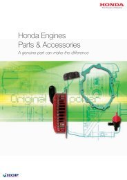 Honda Engines Parts & Accessories - eHONDA