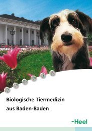 Biologische Tiermedizin aus Baden-Baden - Biologische Heilmittel ...