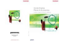 Honda Engines Pièces & Accessoires - Honda-engines-eu.com