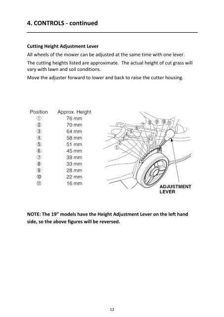 Honda Lawn Mower Owner's Manual Service Record Booklet