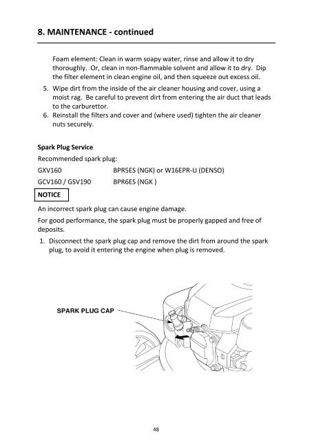 Honda Lawn Mower Owner's Manual Service Record Booklet