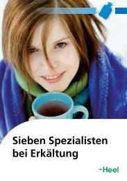 Sieben Spezialisten bei Erkältung - Biologische Heilmittel Heel GmbH
