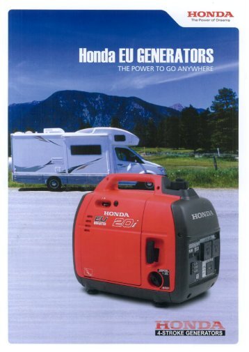 Honda Generator Brochure