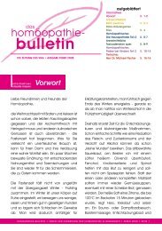 Bellis perennis - Verein zur Förderung der Homöopathie und ...