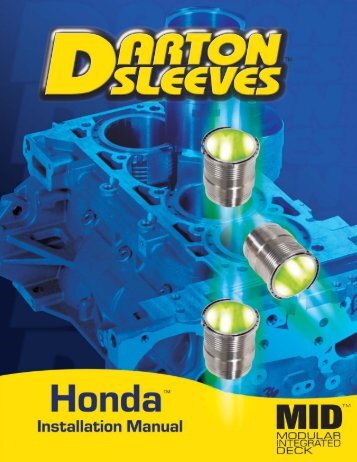 Honda Manual.qxd - Darton Sleeves