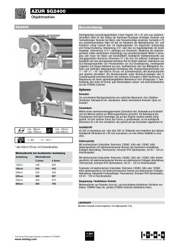 Azur SG2400 - Stobag