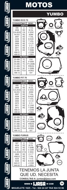 armado catalogo de motos en un solo archivo - Ijasa