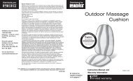 Outdoor Massage Cushion - HoMedics, Inc.