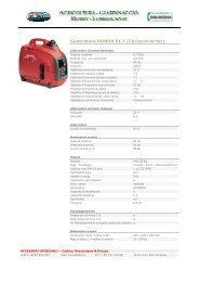 Generatore HONDA EX 7 (Cycloconverter) - Del Brocco