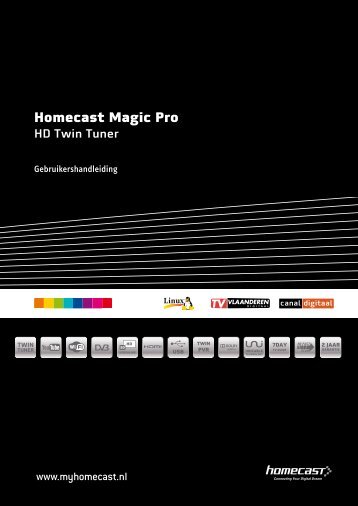 Handleiding Homecast Magic Pro (PDF)