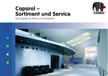 Sortiment und Service - Caparol