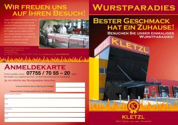 im wurstparadies! - Kletzl