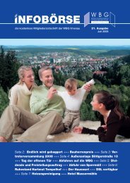 PDF-Datei - bei der WBG - Wohnungsbaugenossenschaft Ilmenau ...