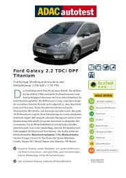 Ford Galaxy 2.2 TDCi DPF Titanium - ADAC