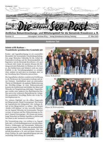 27.03.2025 Die kleine See-Post