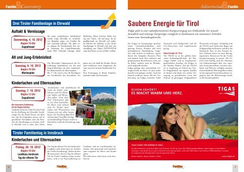 Journal 3/12 - Tirol - Familienpass