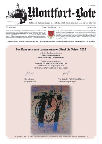 28.03.2025 Montfort-Bote