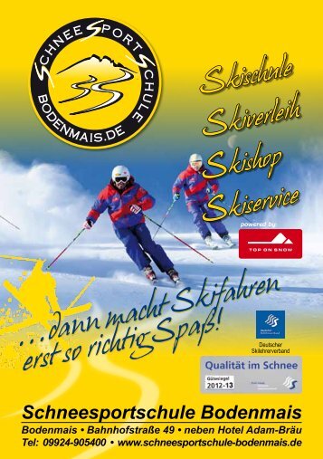Skischule Skiverleih Skishop Skiservice Schneesportschule ...