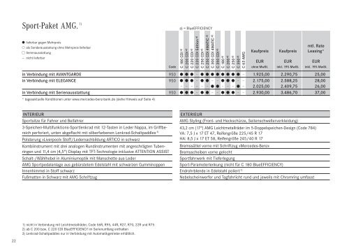 Download Preisliste C-Klasse T-Modell - Mercedes-Benz Deutschland