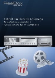 ReelBox Series - Schritt-für-Schritt-Anleitung - Reel Multimedia